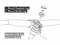 77DESIGNZ Bottle Cap Ahead Kappe -Renthal Lenkergeschäft 313531