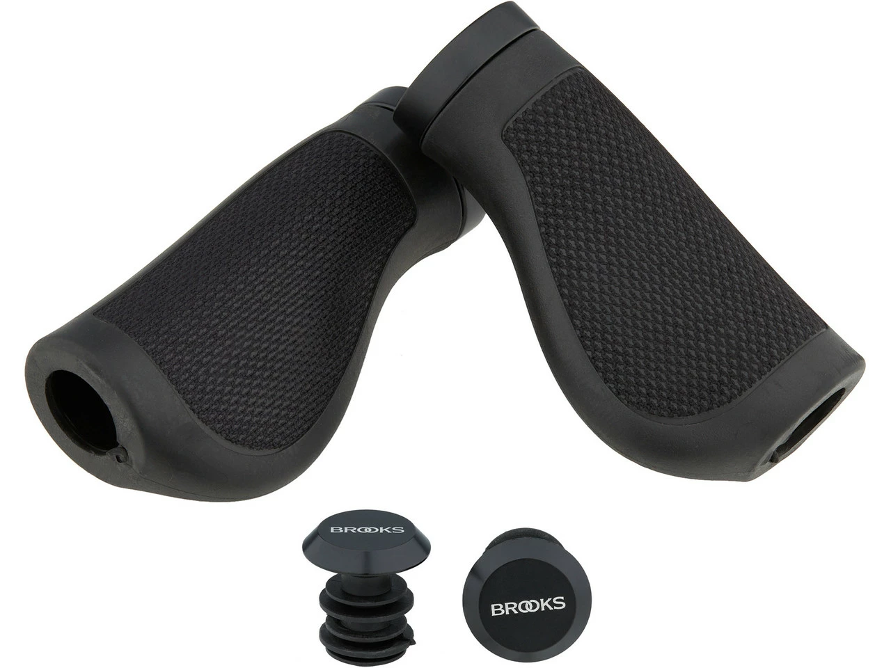 BROOKS Cambium Ergonomic Rubber Lenkergriffe Für Drehgriffschalter Beidseitig 1 BROOKS Cambium Ergonomic Rubber Lenkergriffe Für Drehgriffschalter Beidseitig