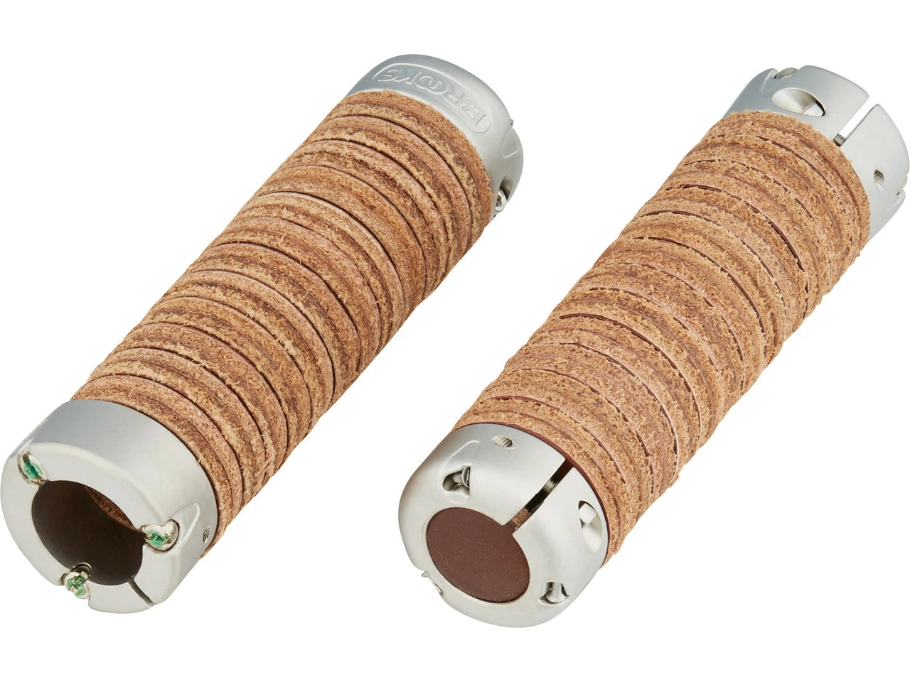 BROOKS Plump Leather Grips Lenkergriffe 2 BROOKS Plump Leather Grips Lenkergriffe – Bild 2